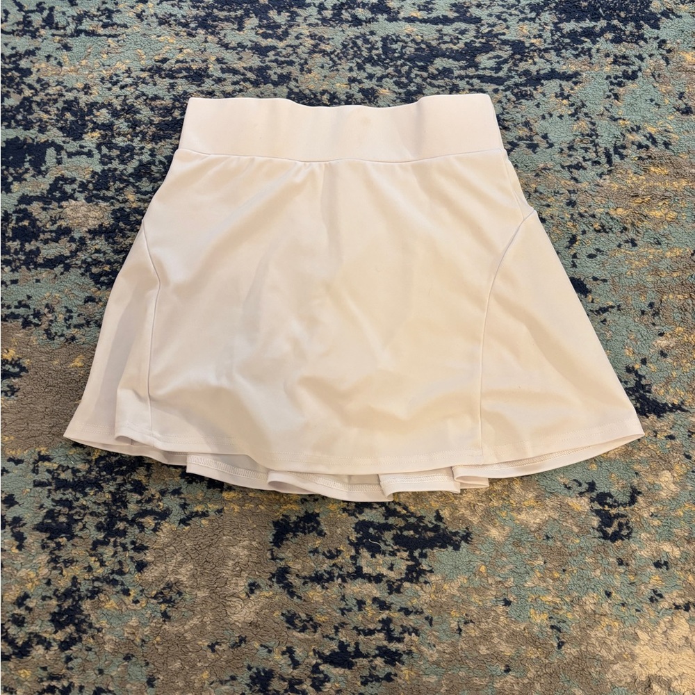 White Athletic Skirt